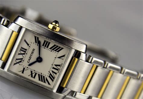 montre cartier tank femme occasion|cartier full tank watch.